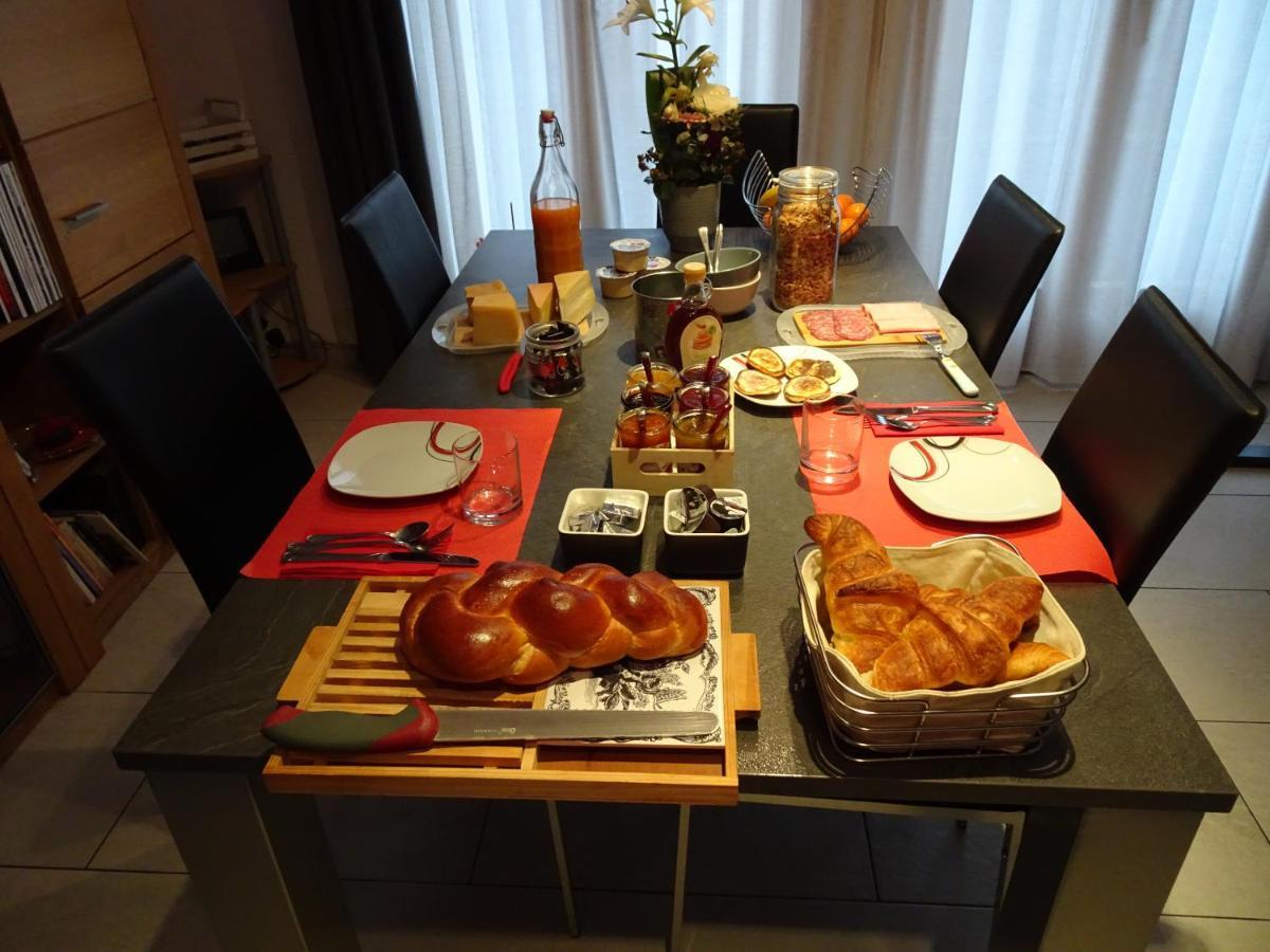 La Grange A Caroline Bed & Breakfast Ayent Bagian luar foto